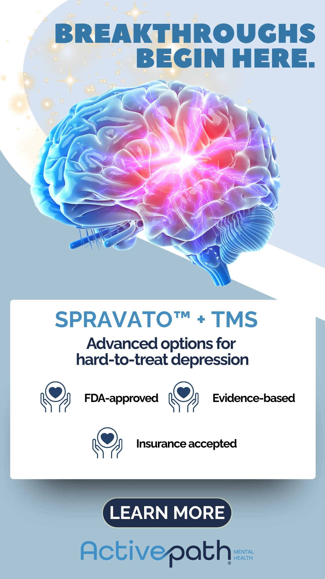 Active Path Mental Health Facebook ad from Apr 6, 2026