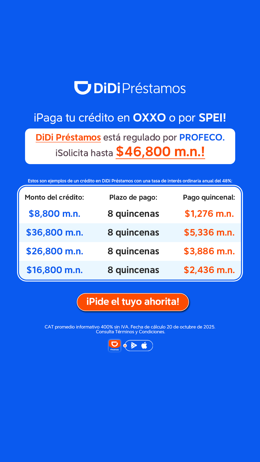 DiDi Finanzas-mexico Facebook ad