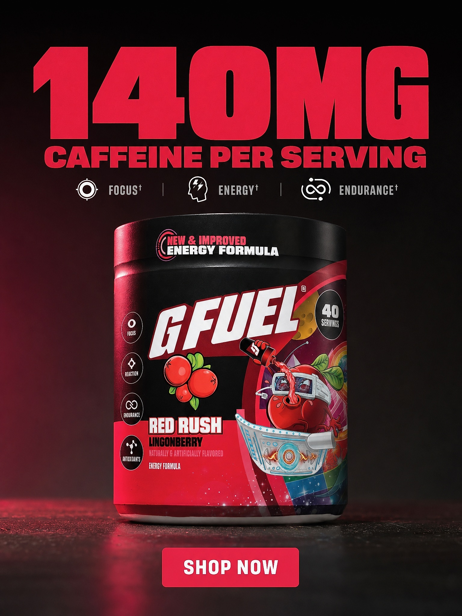G FUEL Facebook ad