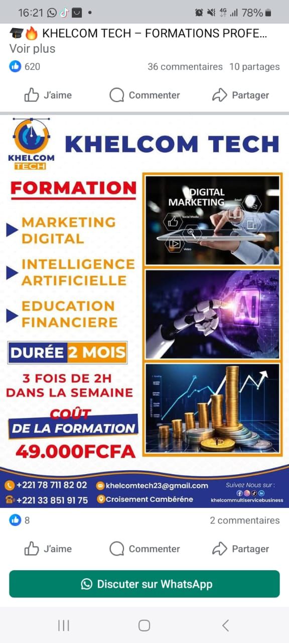 KHMSB Sérigraphie infographie informatique Facebook ad