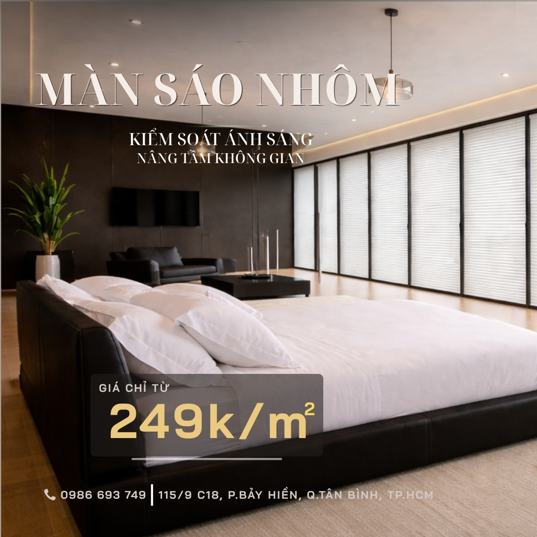 Lēoma Window Blinds Facebook ad: 𝗠À𝗡 𝗦Á𝗢 𝗡𝗛Ô𝗠 𝗖𝗛Ỉ 𝗧Ừ 𝟮𝟰𝟵𝗞/𝗠𝟮 - 𝗚𝗜Ả𝗜…