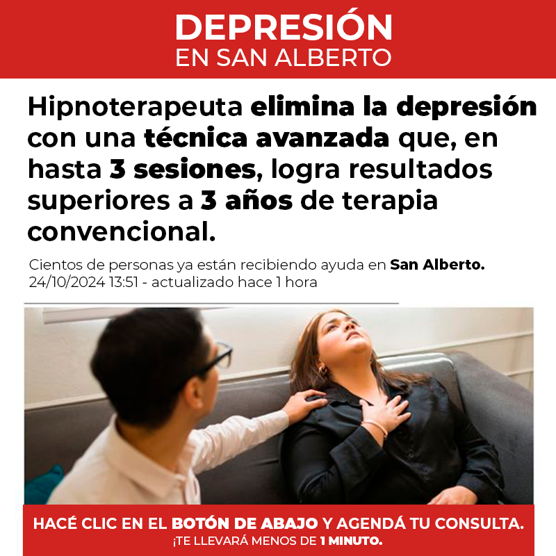 Terapeuta Alcedir Rufatto Facebook ad: Terapia Eficaz Sin Medicamentos en San Alberto.