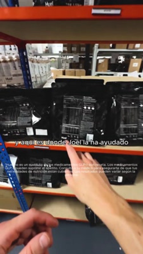Huel Facebook ad: Ayuda a tu cuerpo cuando estés tomando un GLP-1