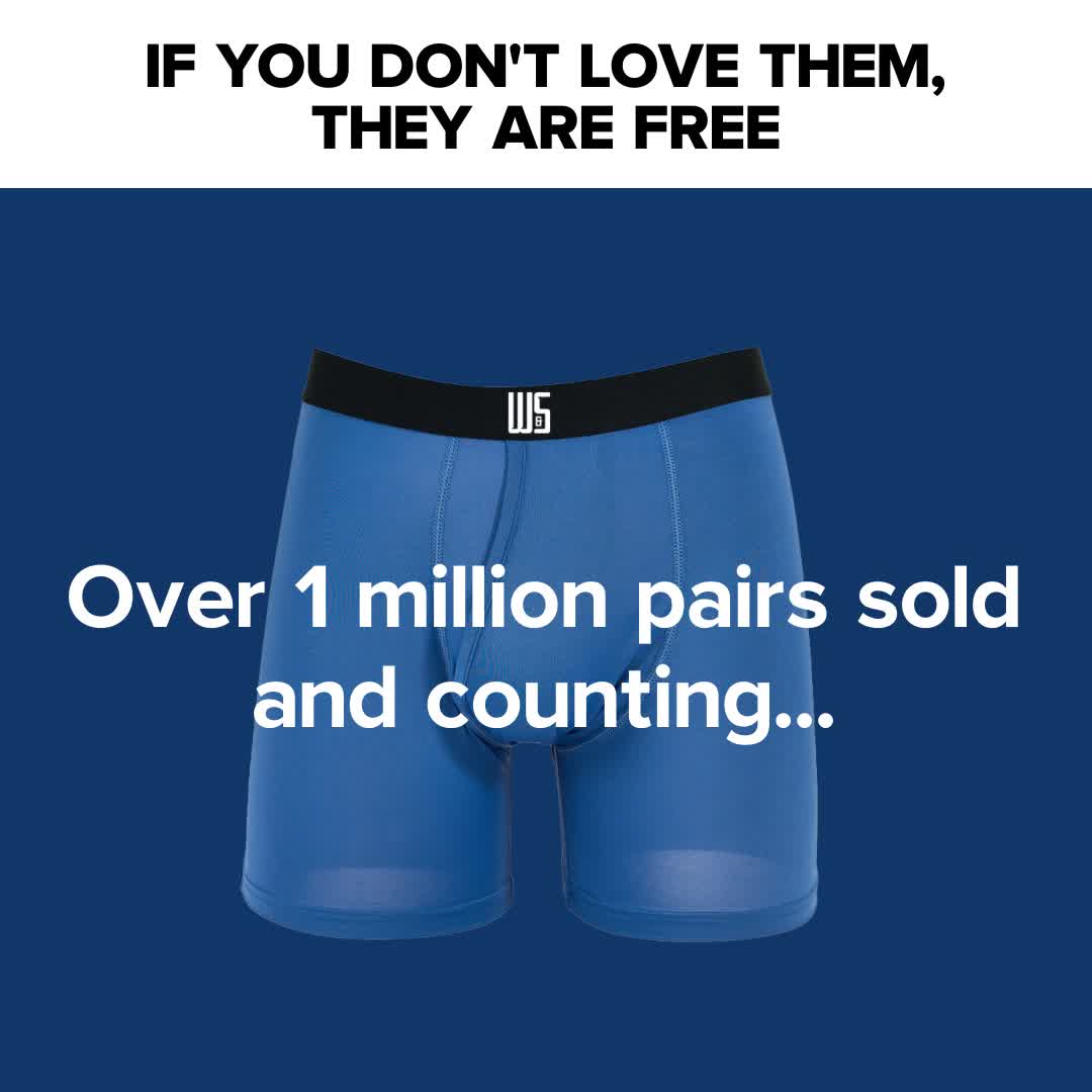 Warriors&Scholars Facebook ad: Over 1 Million Pairs Sold, and counting.