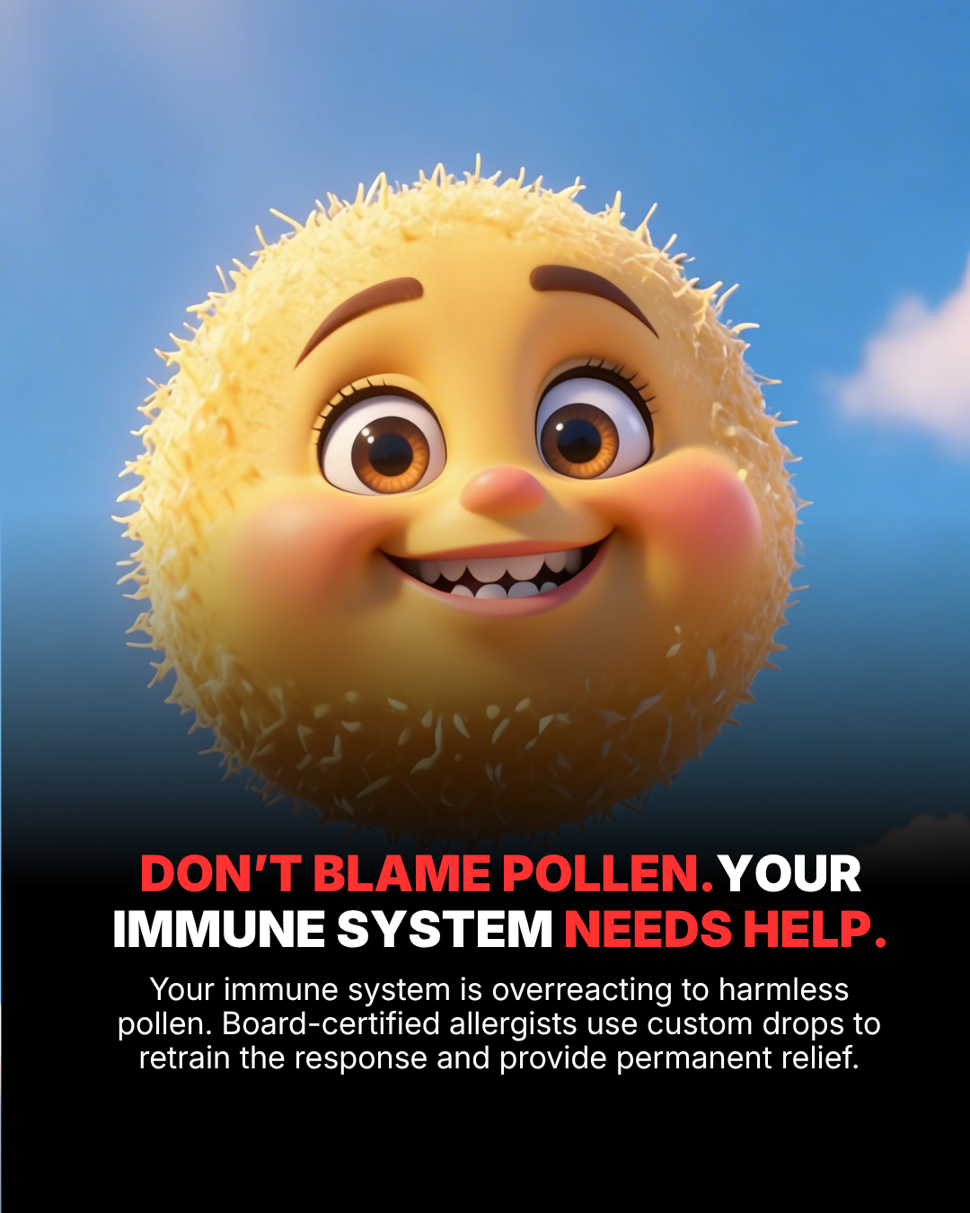 Curex Allergy Facebook ad