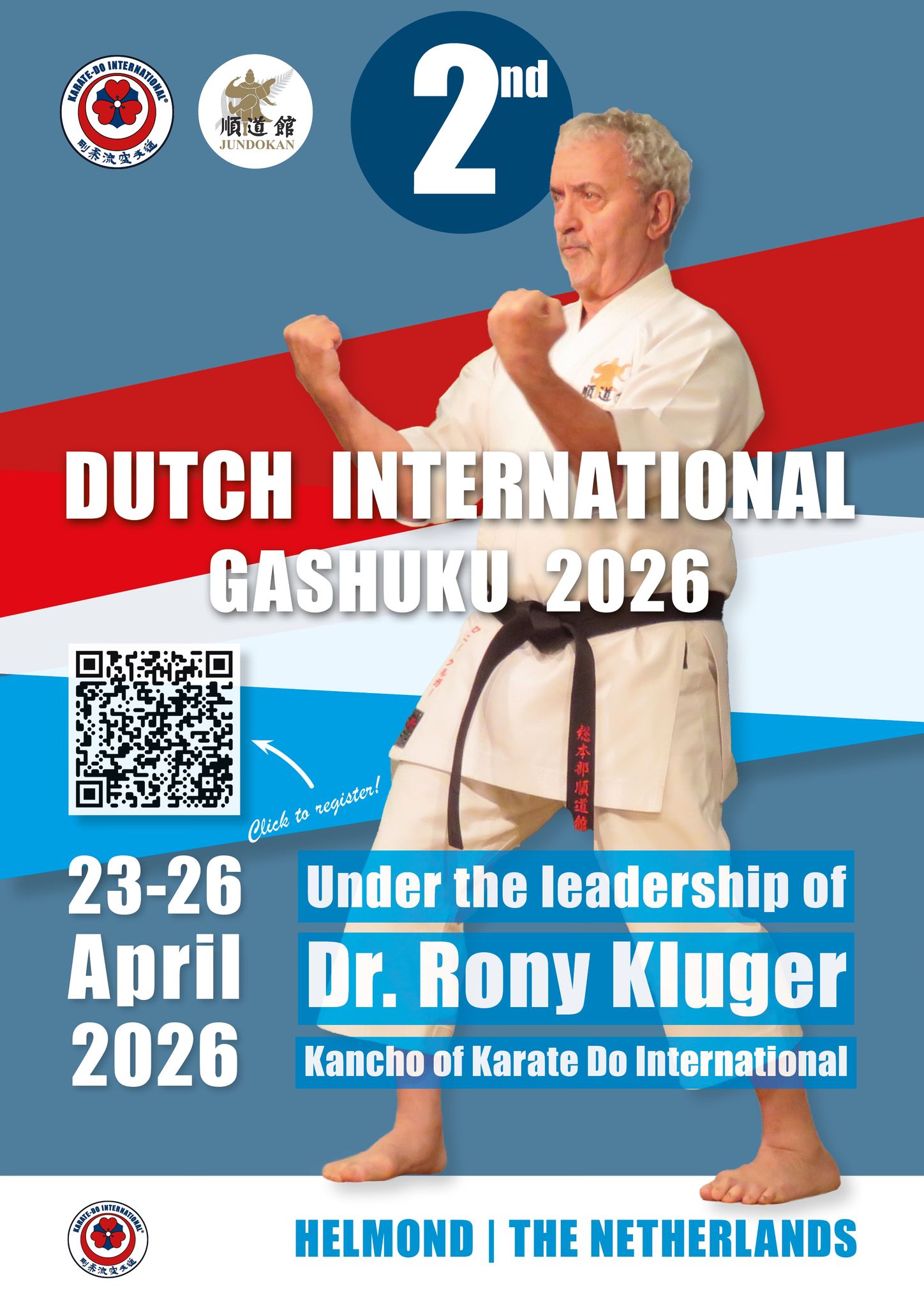 Karate-Do International Nederland Facebook ad: Dutch International Gashuku 2026