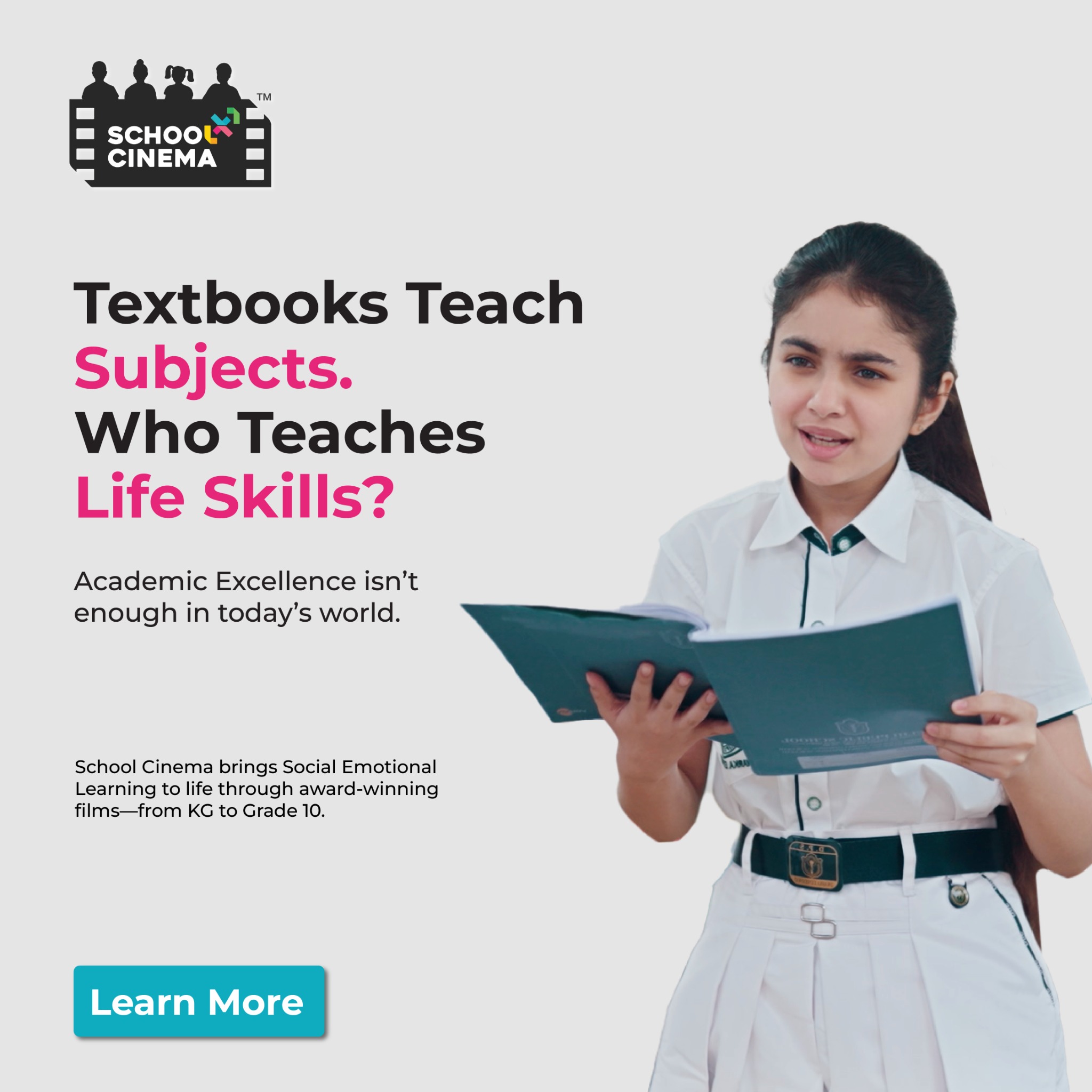 LXL Ideas Facebook ad: Give your students the life skills no textbook…