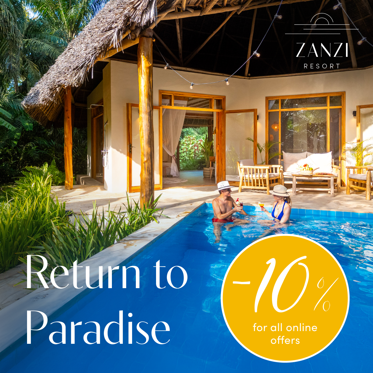Zanzi Resort Facebook ad