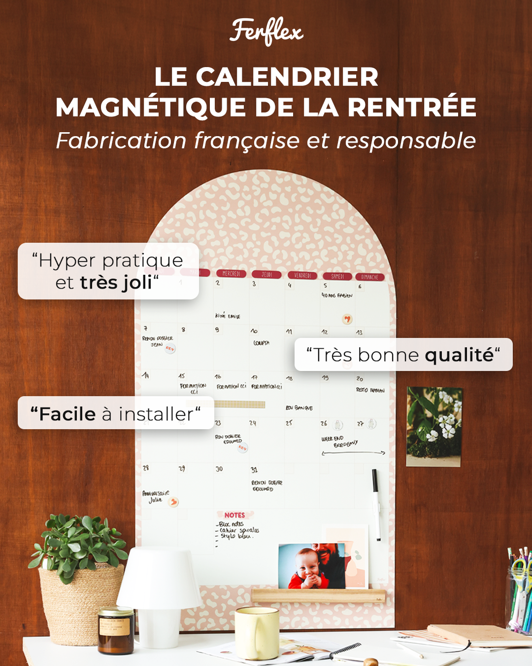 Ferflex Facebook ad: Déco magnétique avec Ferflex