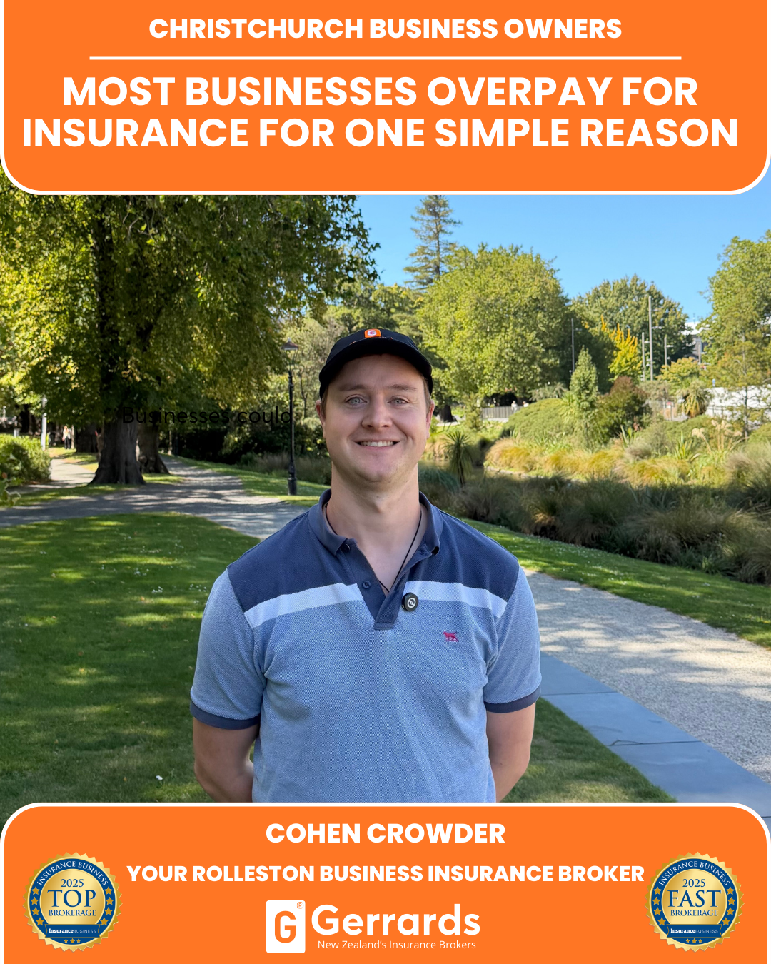 Cohen Crowder - Business Insurance Broker Facebook ad