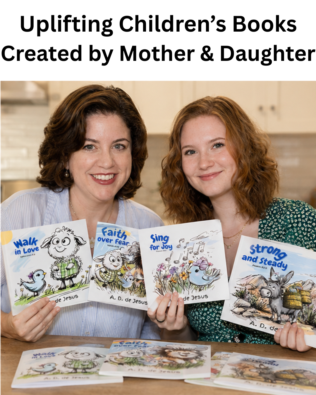 Wholesome Children's Book Series Facebook ad: A Mother and Daughter Built These Together