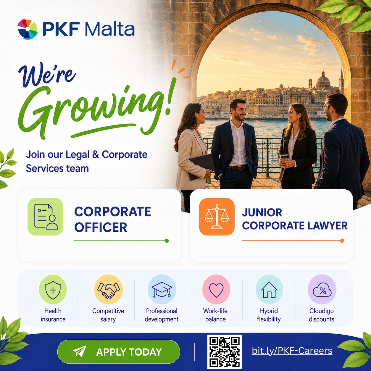 PKF Malta Facebook ad: Careers | Join Our Team | PKF Malta