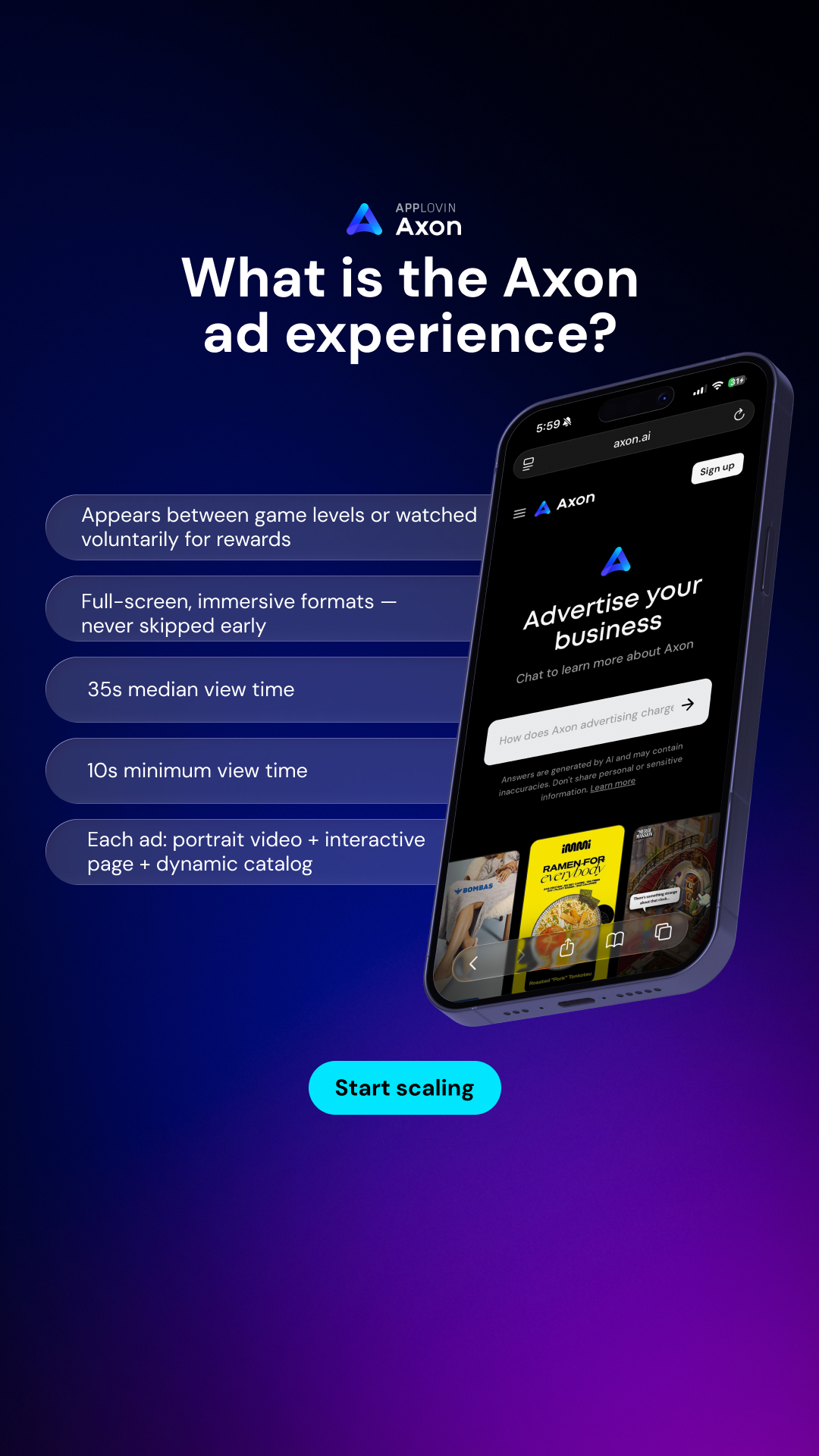 Axon.AI Facebook ad