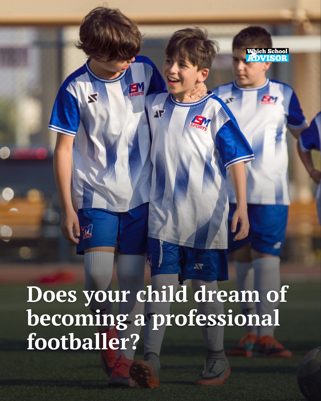 WhichSchoolAdvisor Facebook ad: With FIFA World Cup 2026 excitement building around…