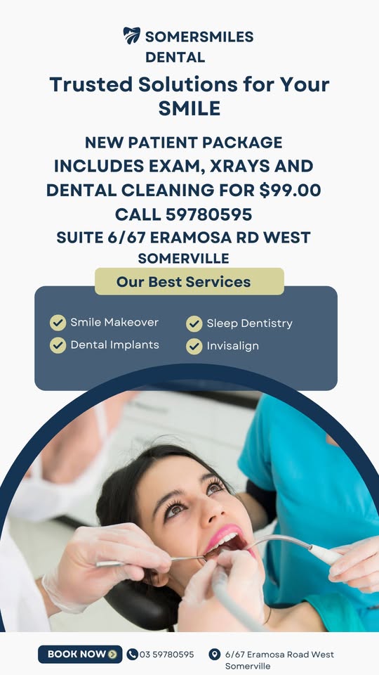 Somersmiles Dental Facebook ad: Local Emergency Dentist & Invisalign in Frankston, Carrum…