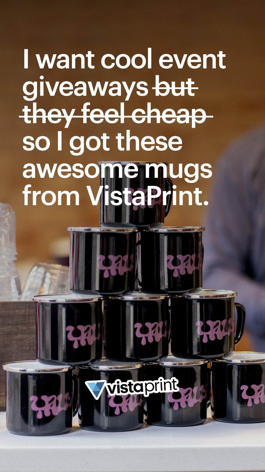VistaPrint Facebook ad
