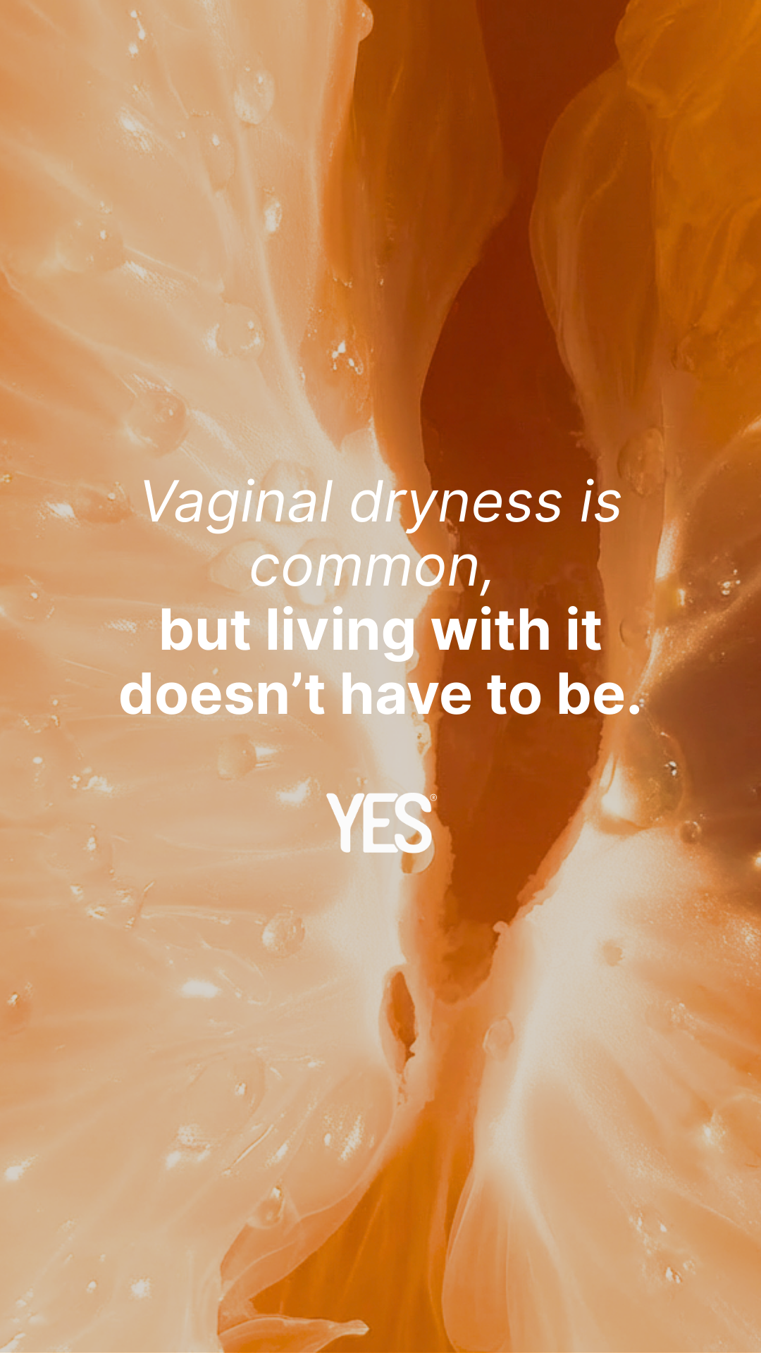YES - The Organic Intimacy Company Facebook ad