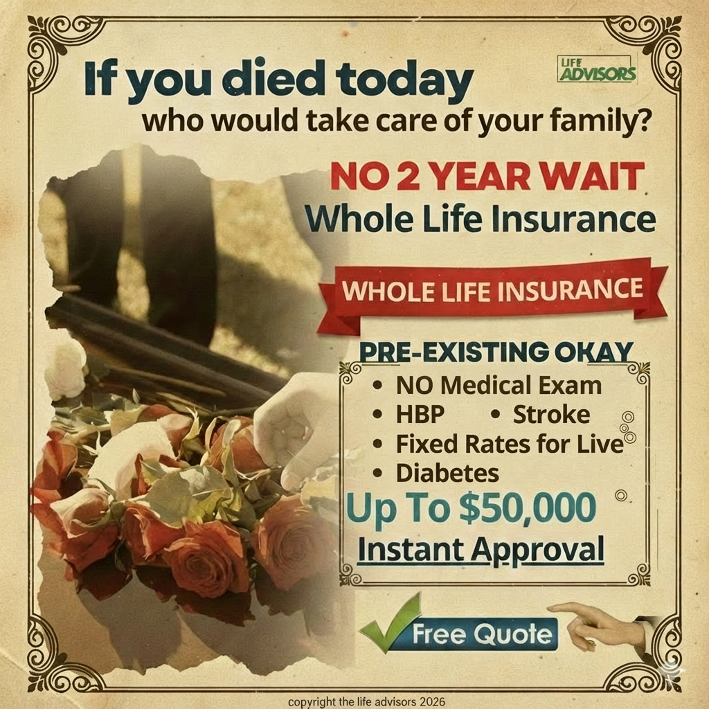Burial/cremation Insurance Facebook ad