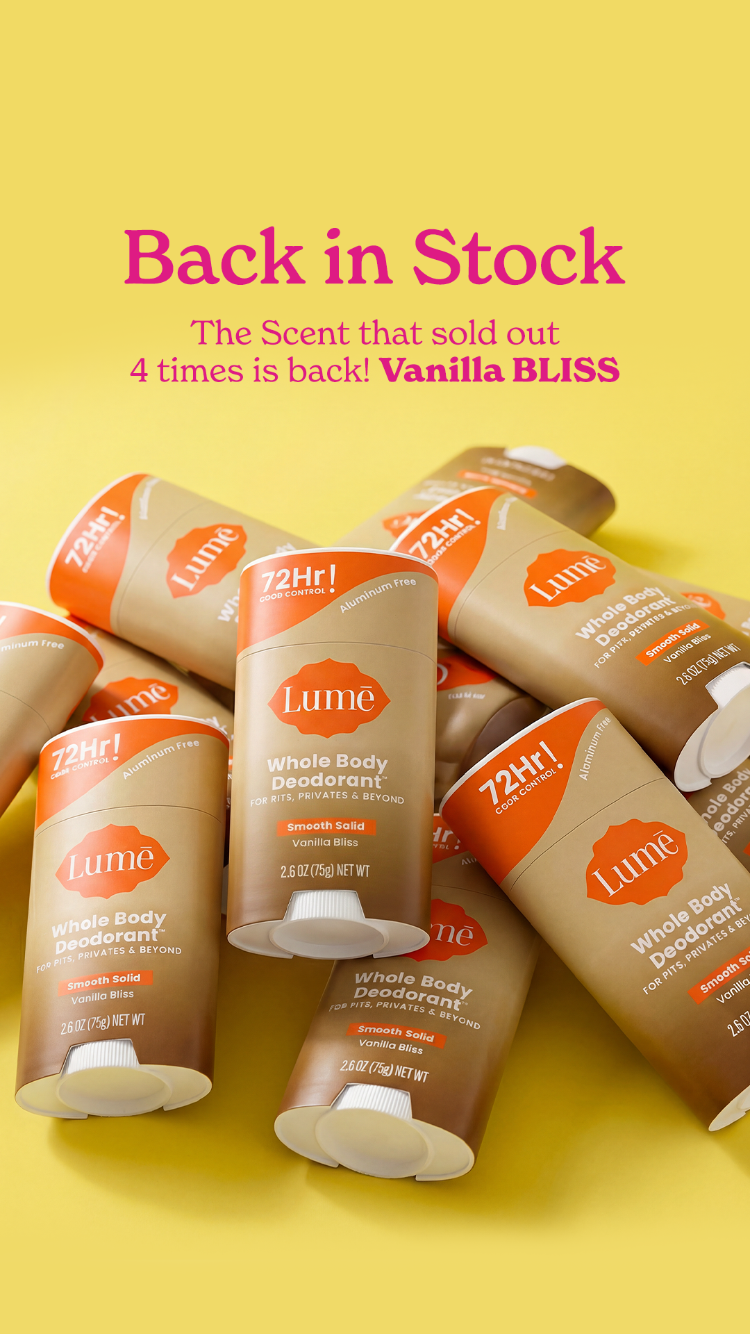 Lume Deodorant Facebook ad