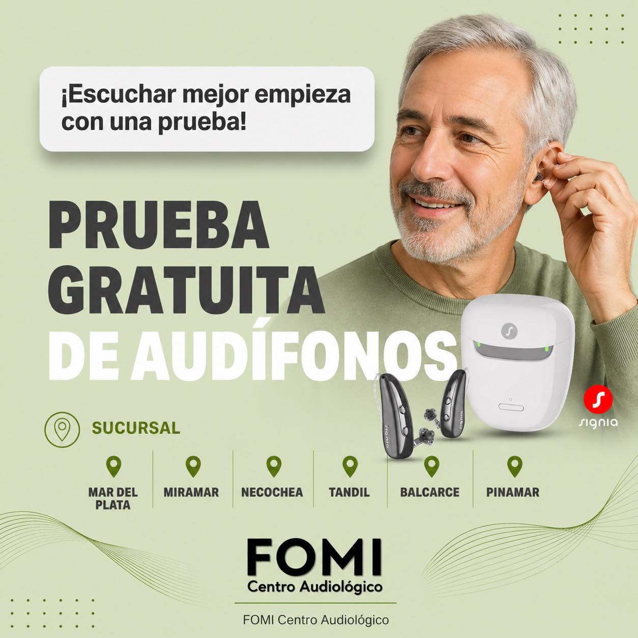 Fomi Centro de Audiologia Facebook ad