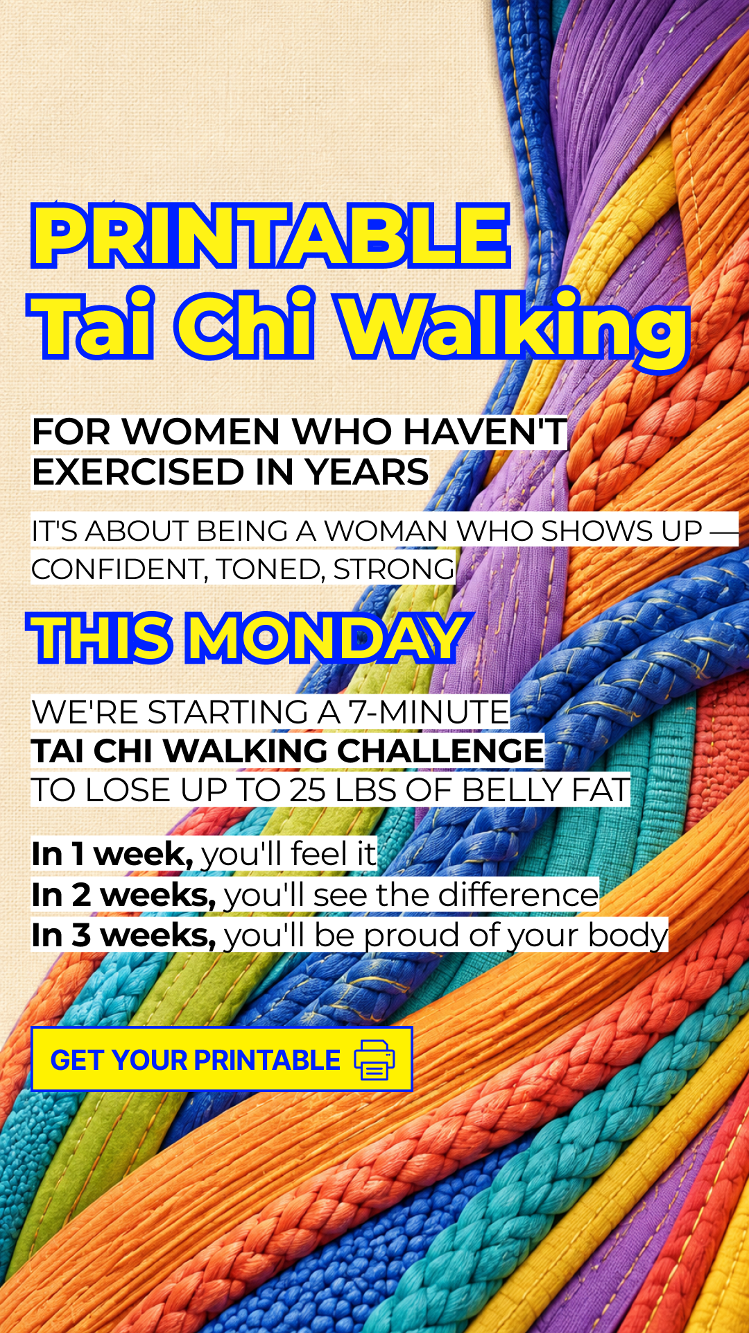 WalkFit Daily Walking Plan Facebook ad
