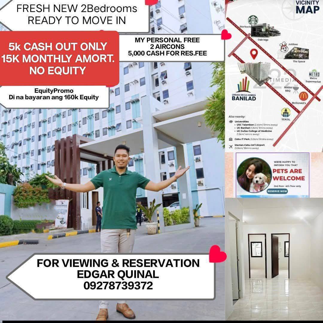Urban Deca Condo Banilad by Edgar Quinal Facebook ad: GREAT NEWS, HOME SEEKERS!