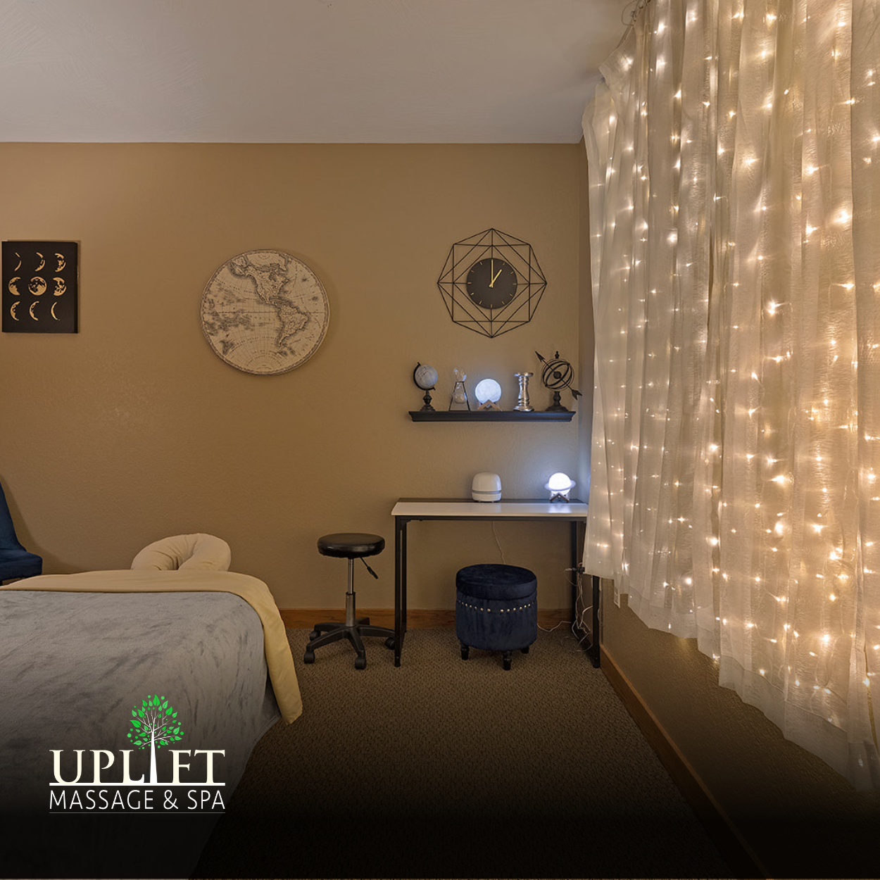 Uplift Massage & Spa Facebook ad: Experience Health & Relaxation Like Never Before