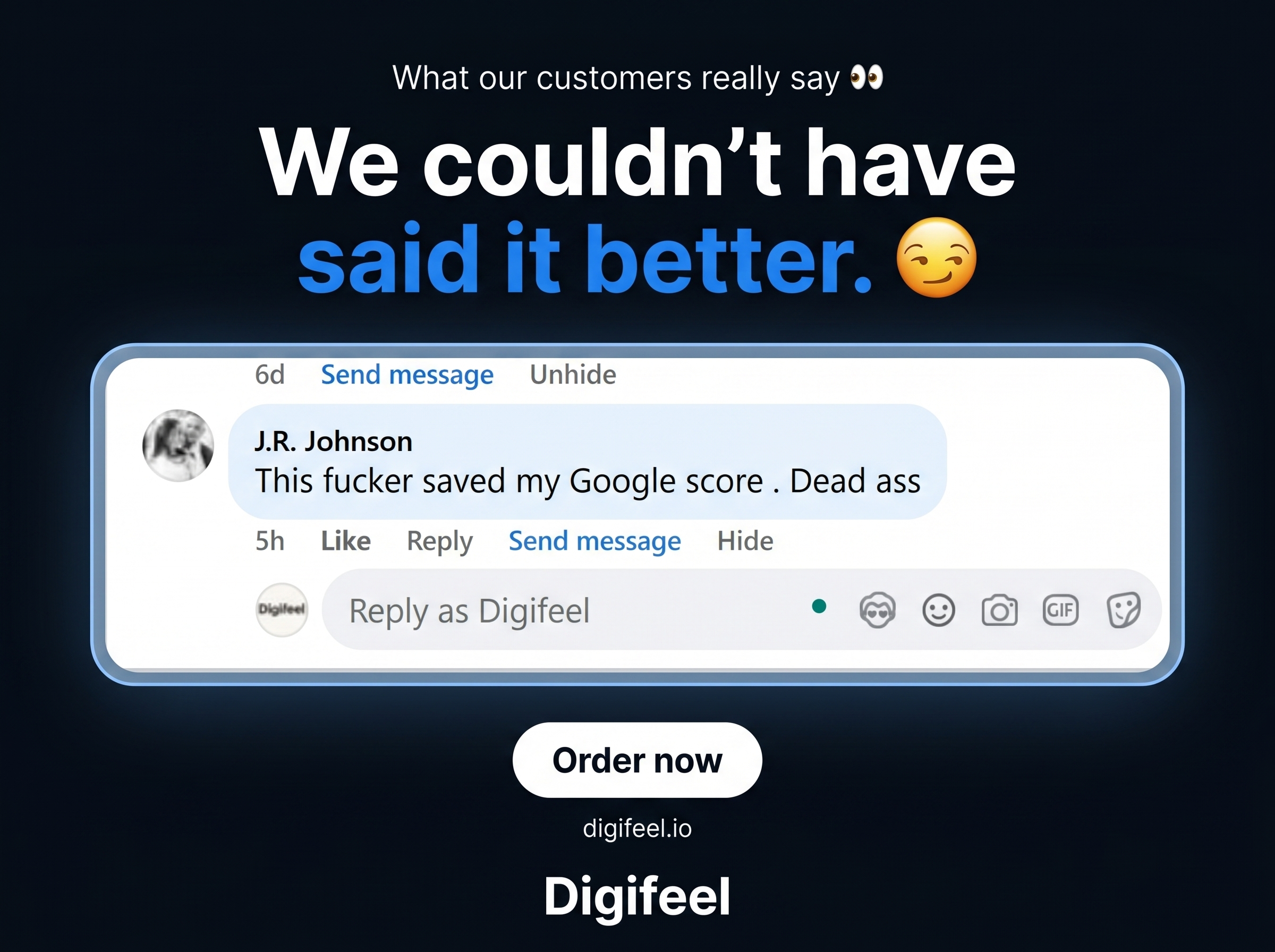 Digifeel Facebook ad
