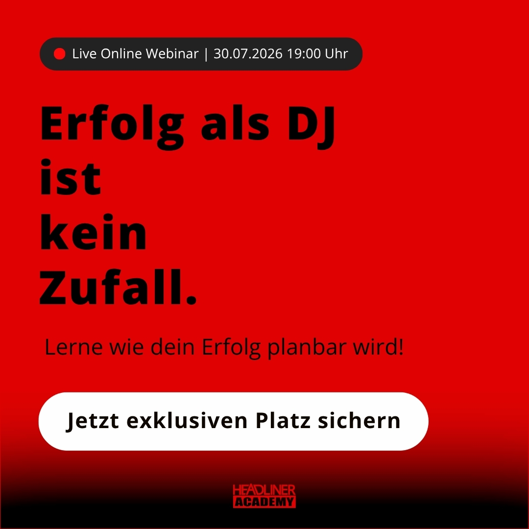 Headliner Academy Facebook ad: Warum viele DJs zu wenig verdienen