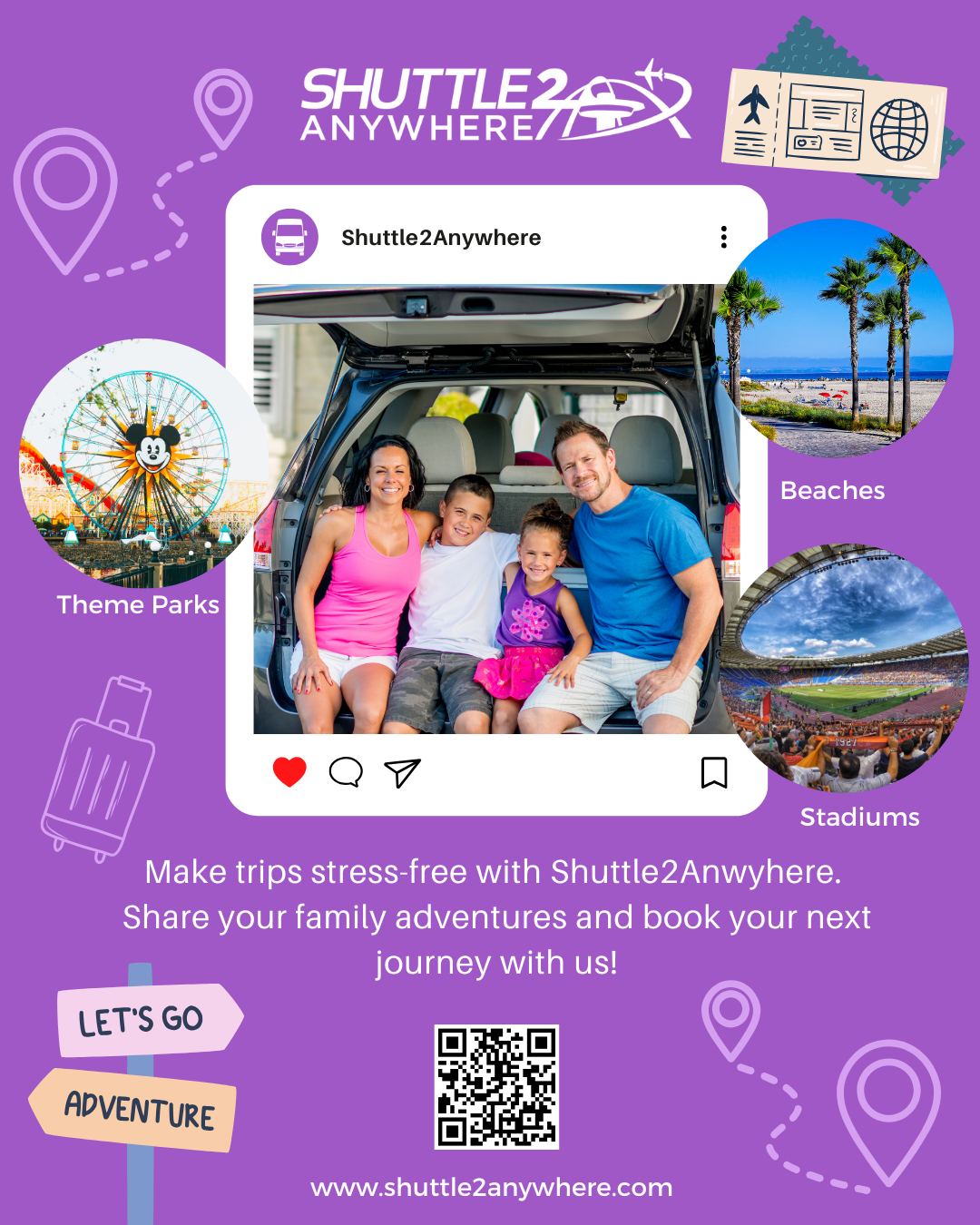 Shuttle2LAX Facebook ad from Sep 4, 2025
