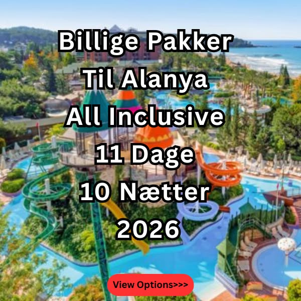 Online Deals Facebook ad: Billige Pakker Til Alanya All Inclusive 11 Dage 10 Nætter…