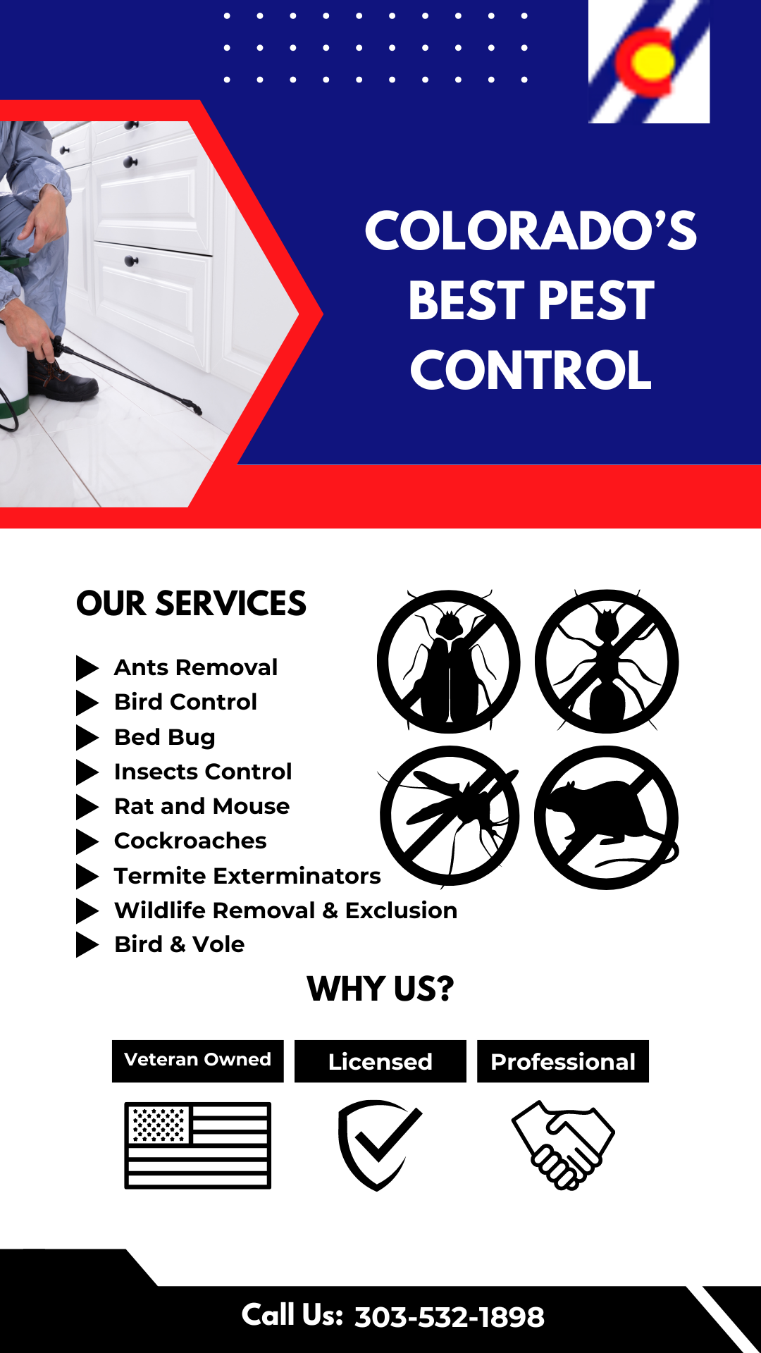 Colorado Pest Management Facebook ad from Jun 21, 2024