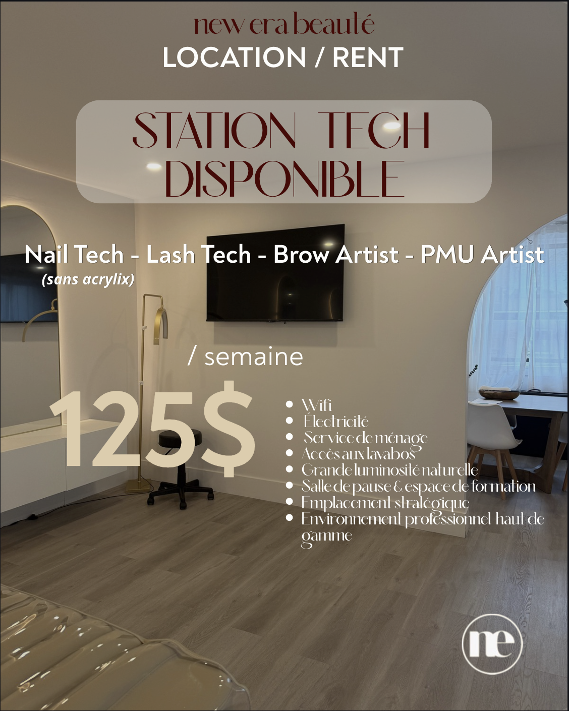 Lovely Beauty Facebook ad: Tu es dans le domaine de la beauté…
