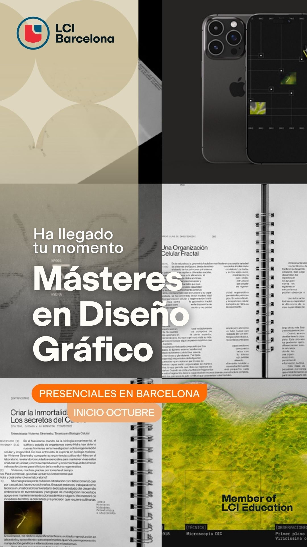 LCI Barcelona Facebook ad: Mejora tu empleabilidad