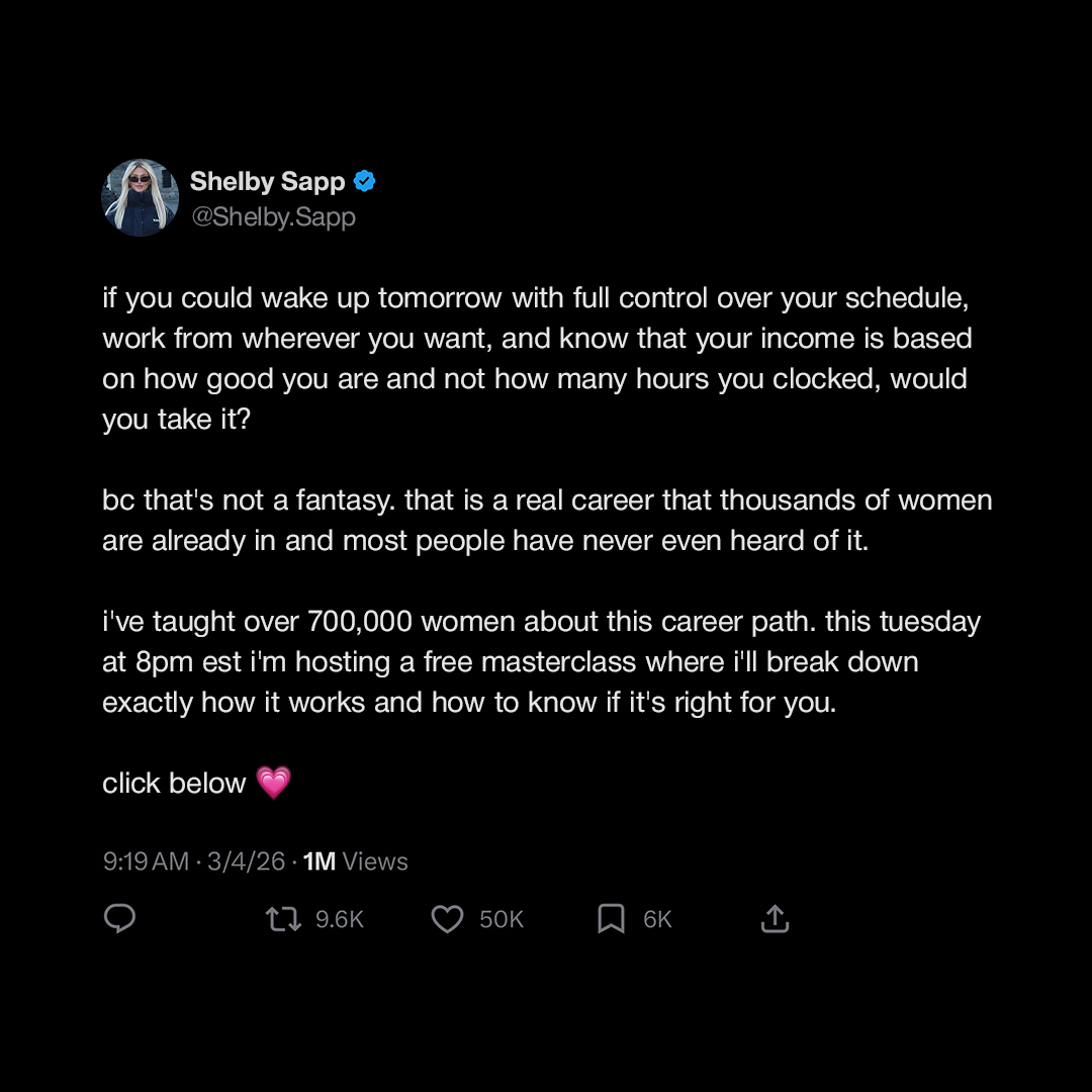 Shelby Sapp Facebook ad