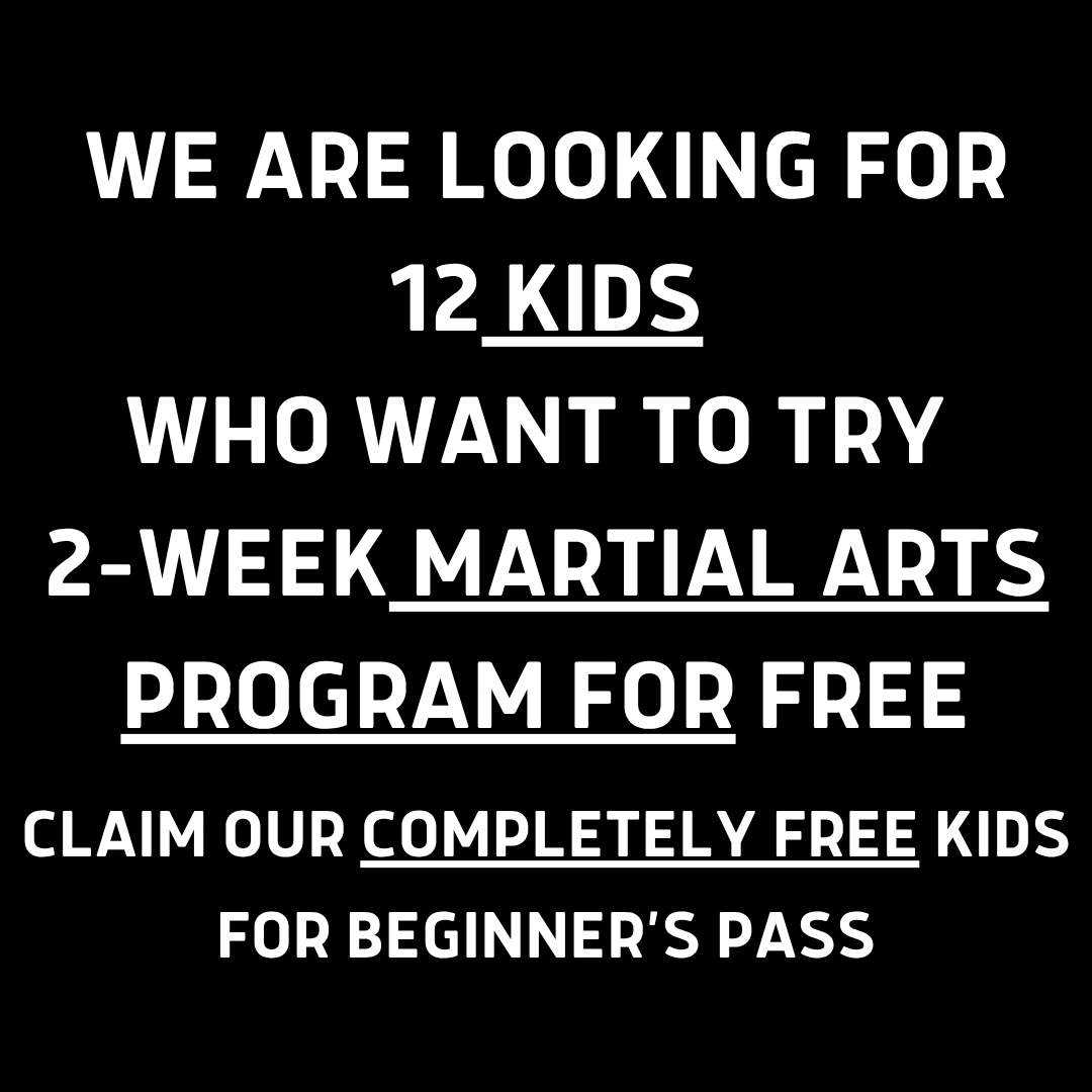 Mount Pleasant Family Martial Arts Facebook ad: 2 Week FREE TRIAL for KIDS