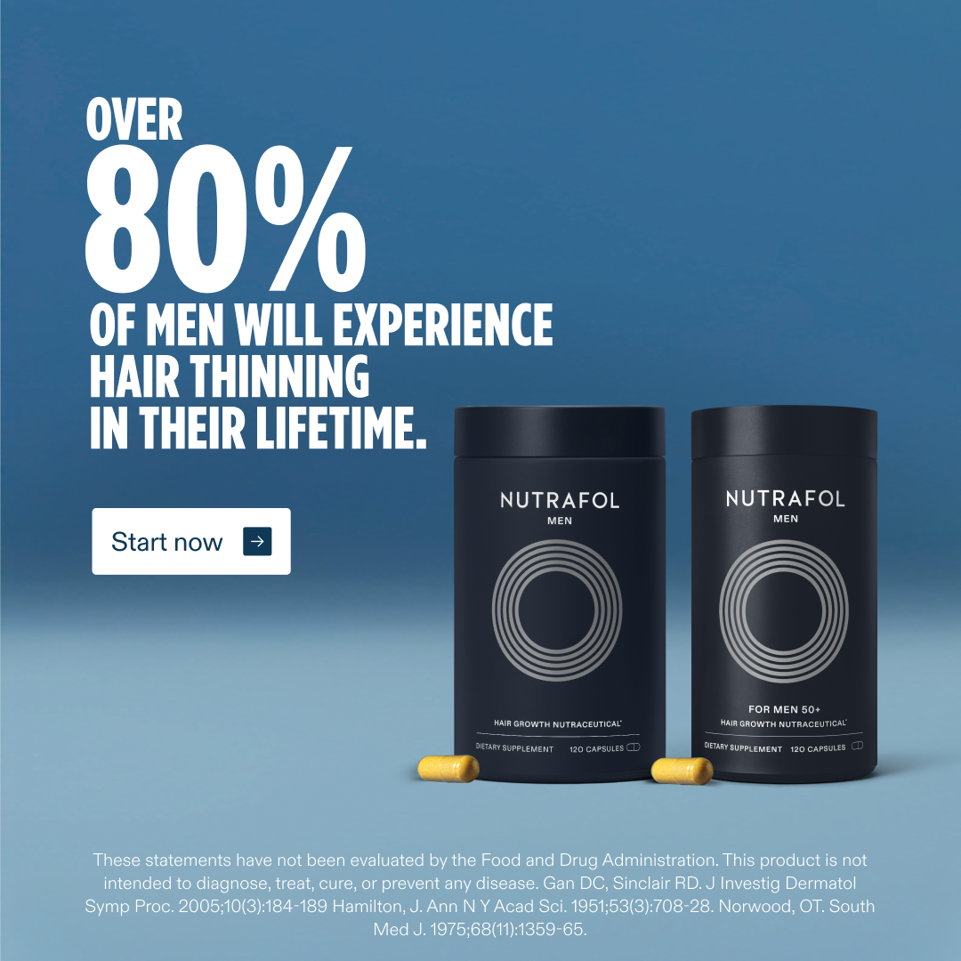 Nutrafol Men Facebook ad