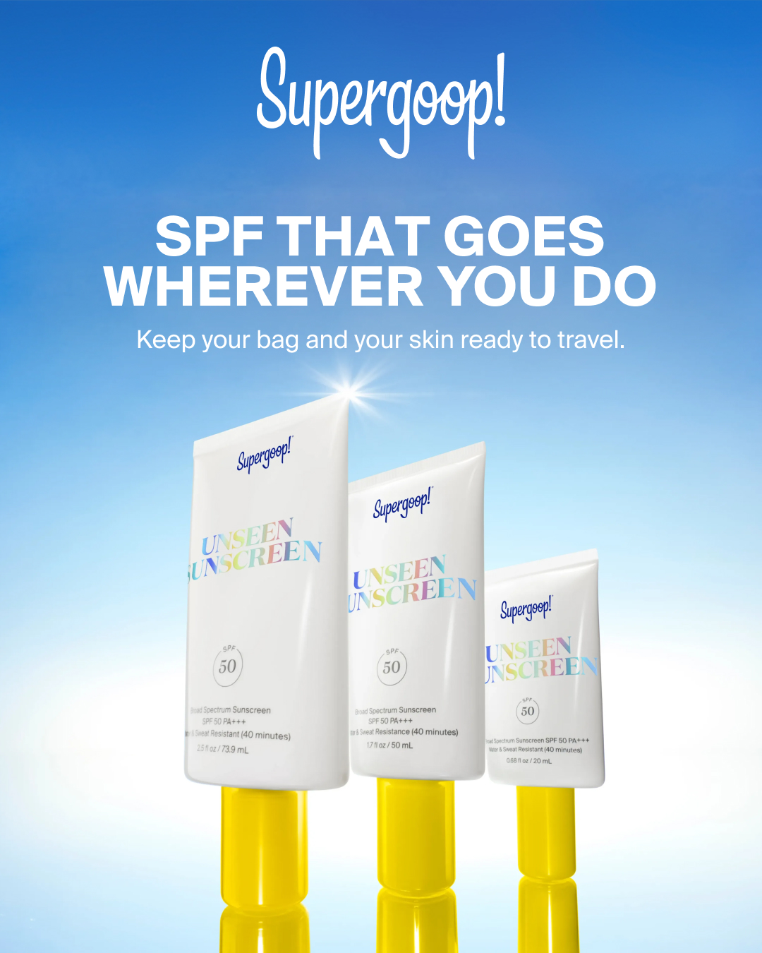 Supergoop Facebook ad