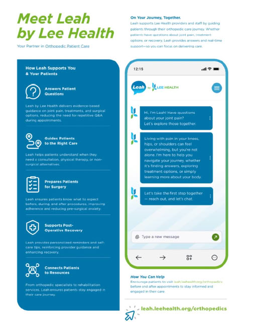 Lee Health Facebook ad