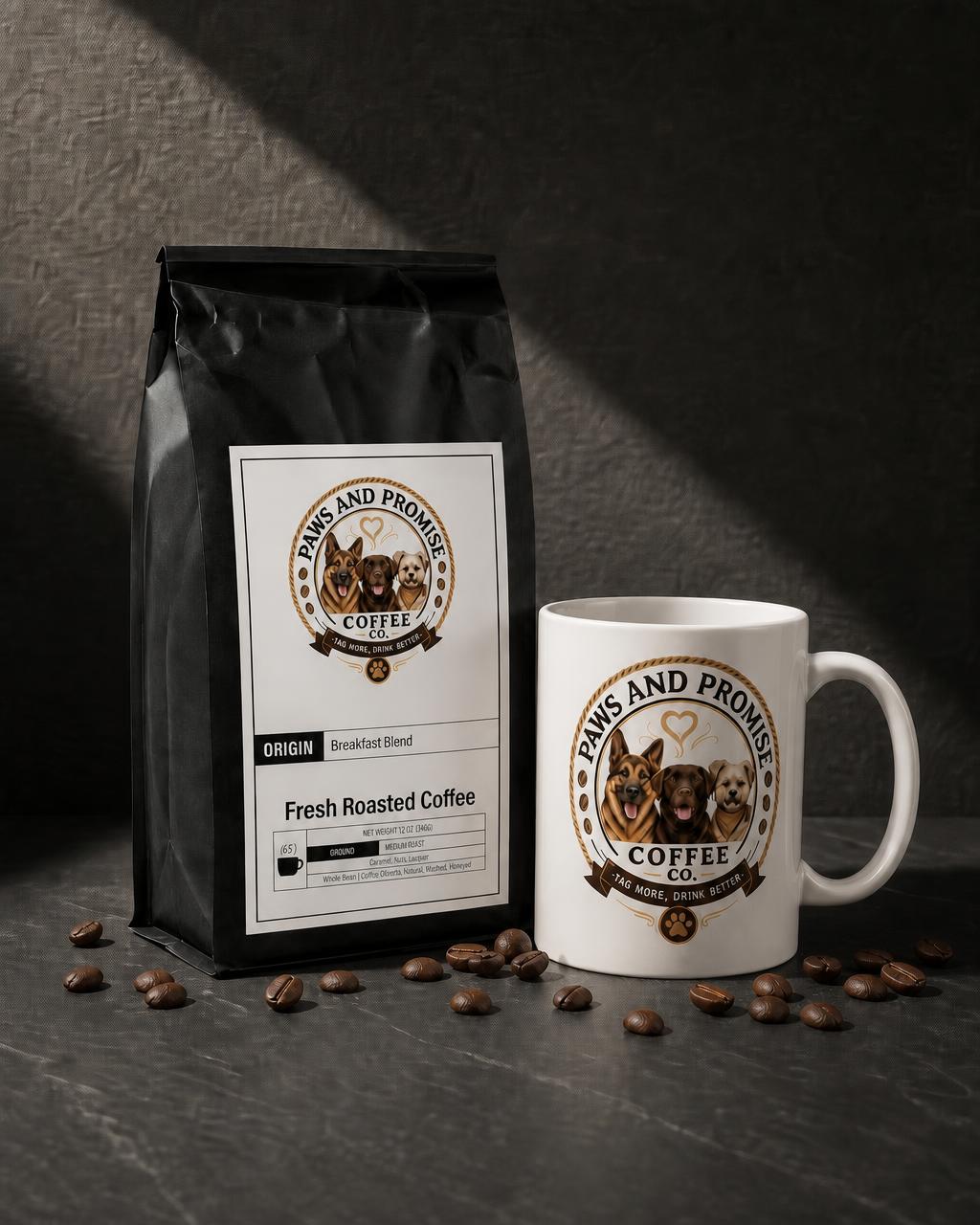 Paws and Promise Coffee Facebook ad