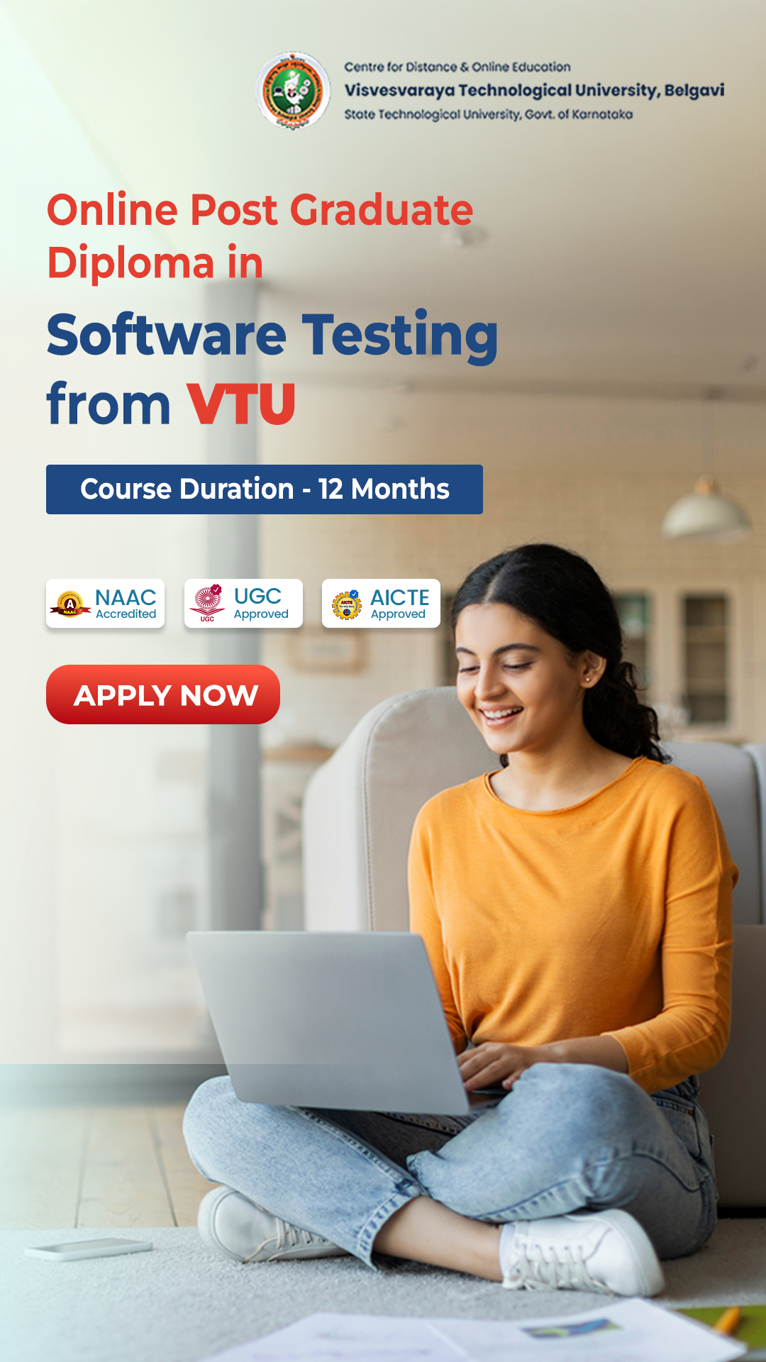 VTU Online : Center for Online Education Facebook ad