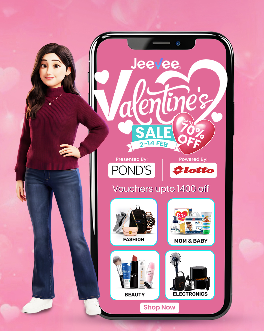 Jeevee Facebook ad