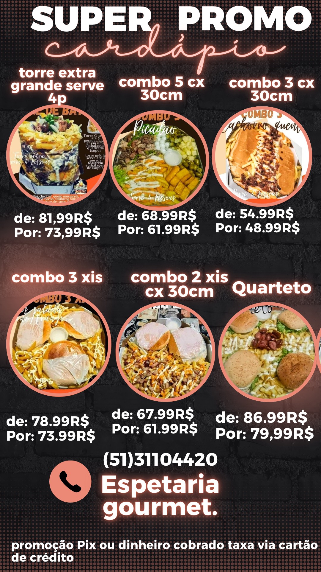 Espetaria gourmet Facebook ad: no cardápio hoje 12 ITENS COM DESCONTO HOJE…