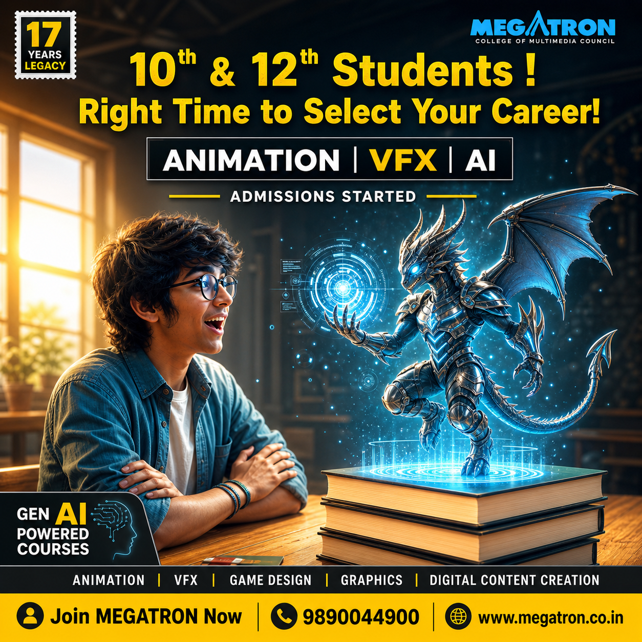 Megatron Multimedia Facebook ad from May 5, 2026
