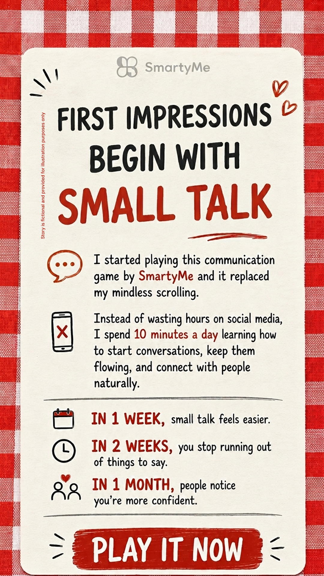 SmartyMe: Charisma Skills Facebook ad: Charisma Is a Skill, Learn It Now