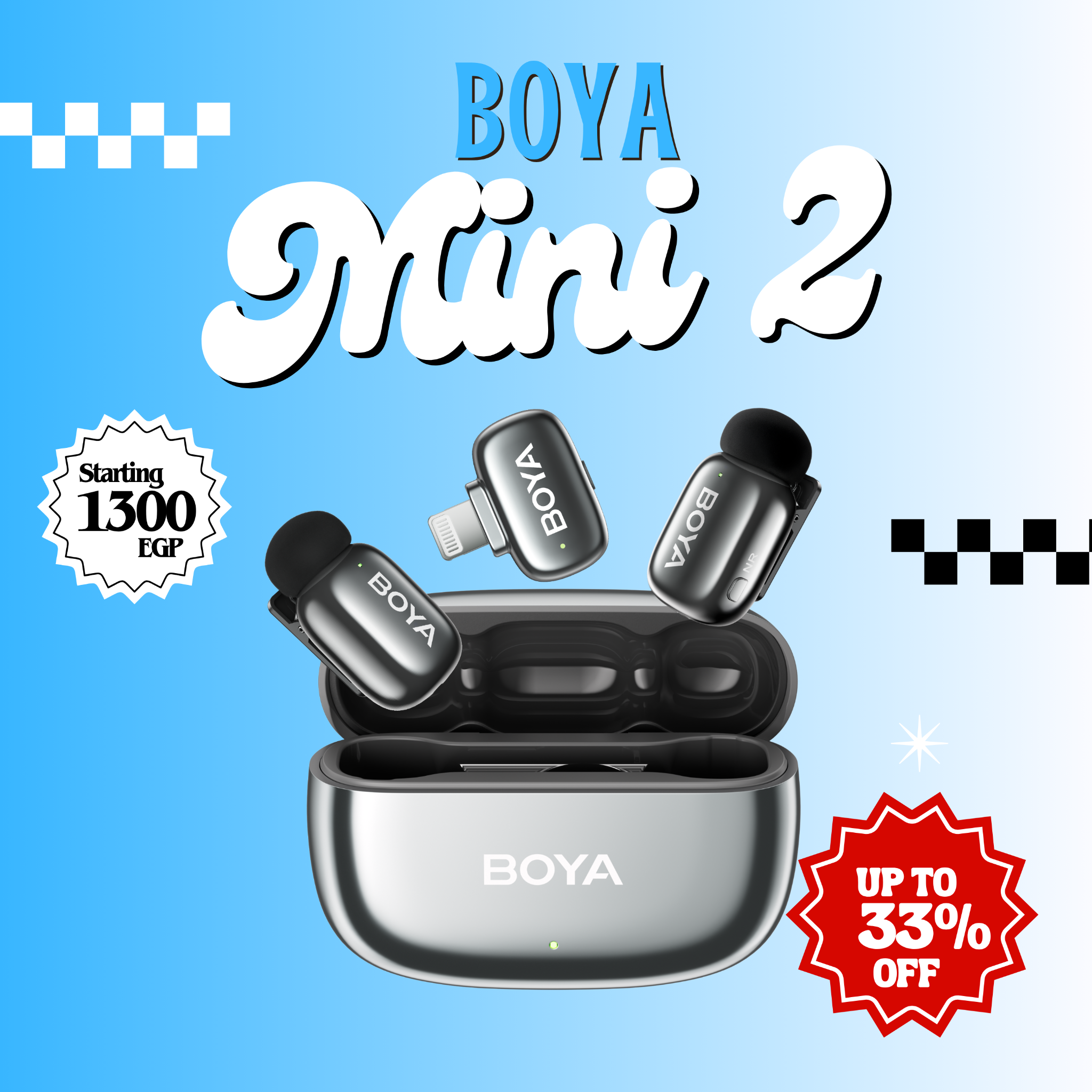 Boya Egypt Facebook ad: BOYA Summer Deals, Up to 40% OFF