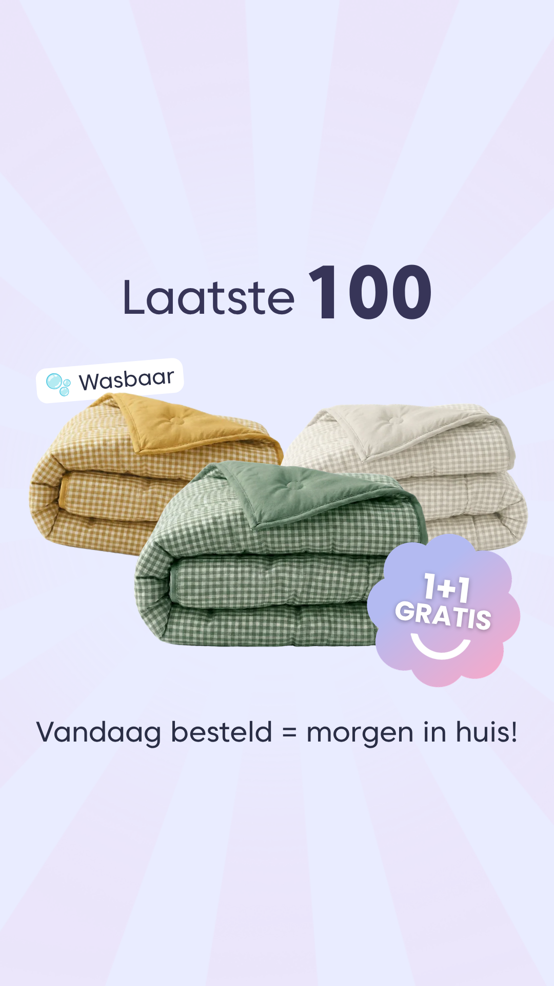 HappyBed Facebook ad