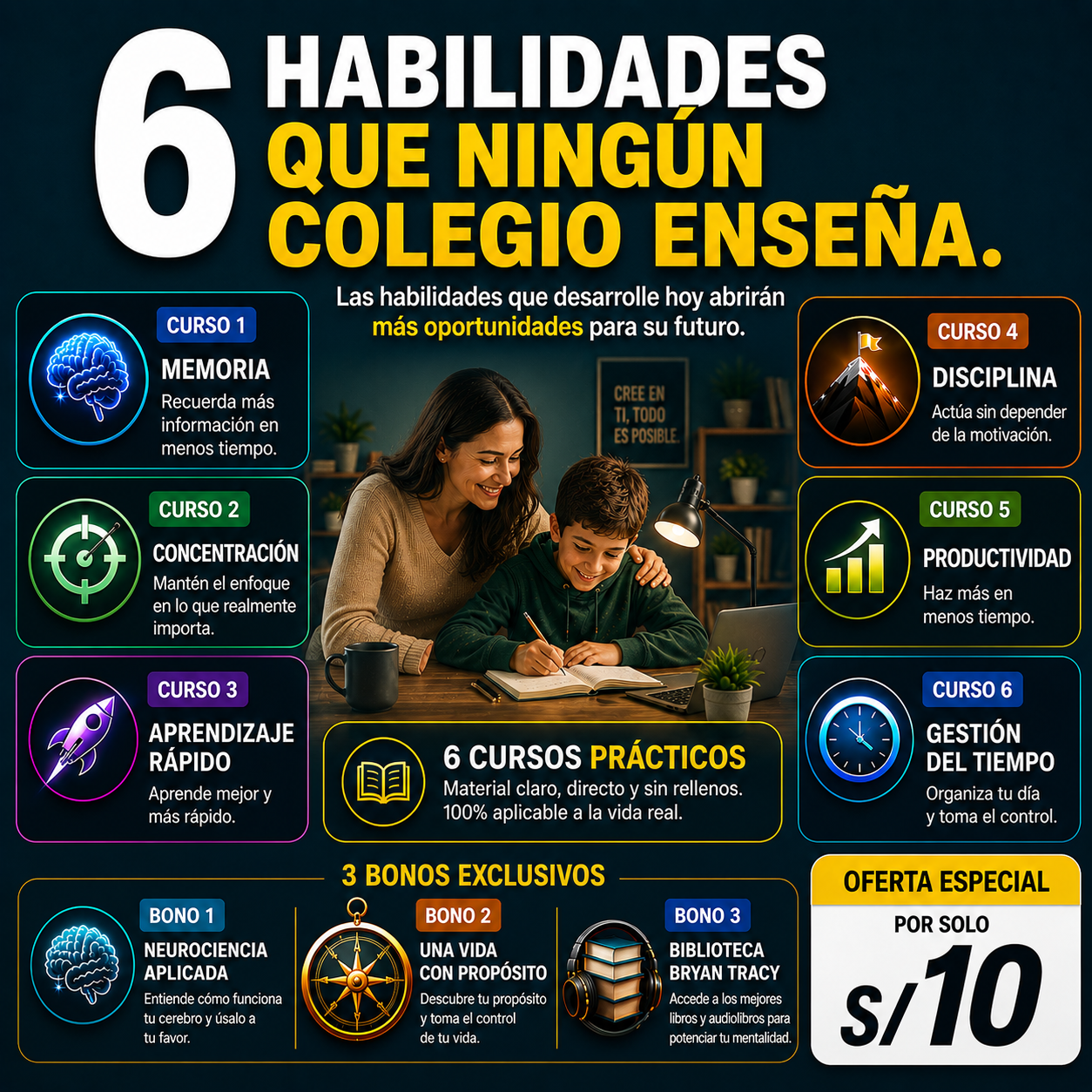 Universidad de la Mente Facebook ad: Obtén ahora!