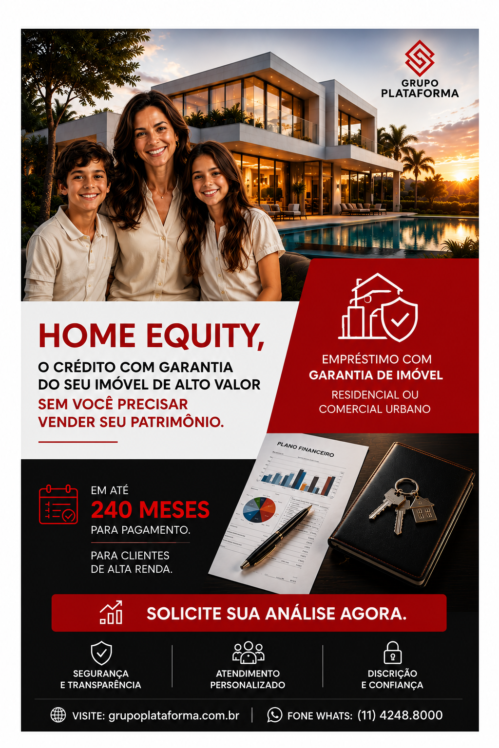 Grupo Plataforma Facebook ad from Jul 4, 2026