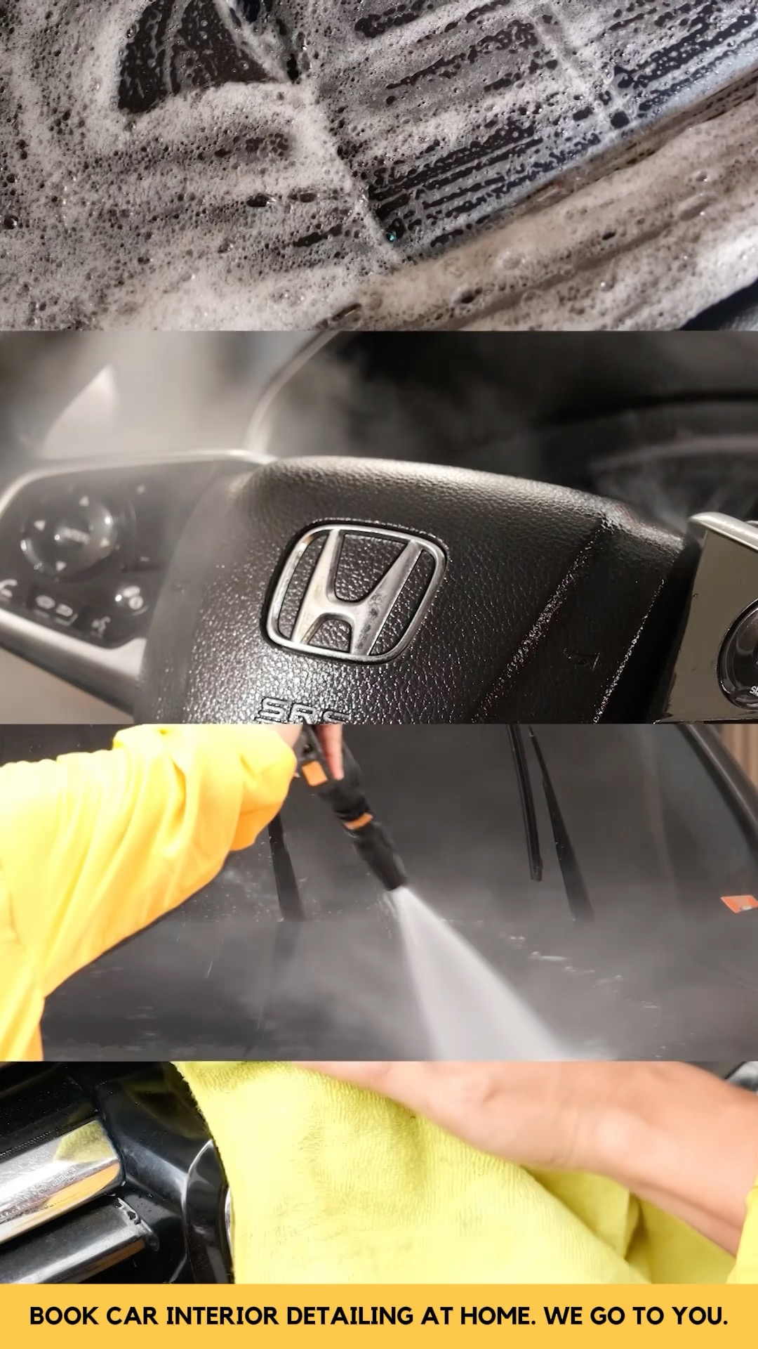 Busy Bee Cleaning Co - Cebu Facebook ad: The dirt in your car thought it only…
